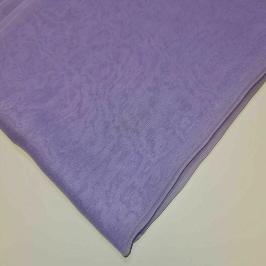 Vintage Japan Crepe Chiffon Georgette Sheer Decor Drape Dress Fabric 36" Meter (Lilac)