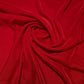 Red  Luxury Micro 9000 Three Crown Triple Velvet Material Dress Craft 44” Fabric By The Meter