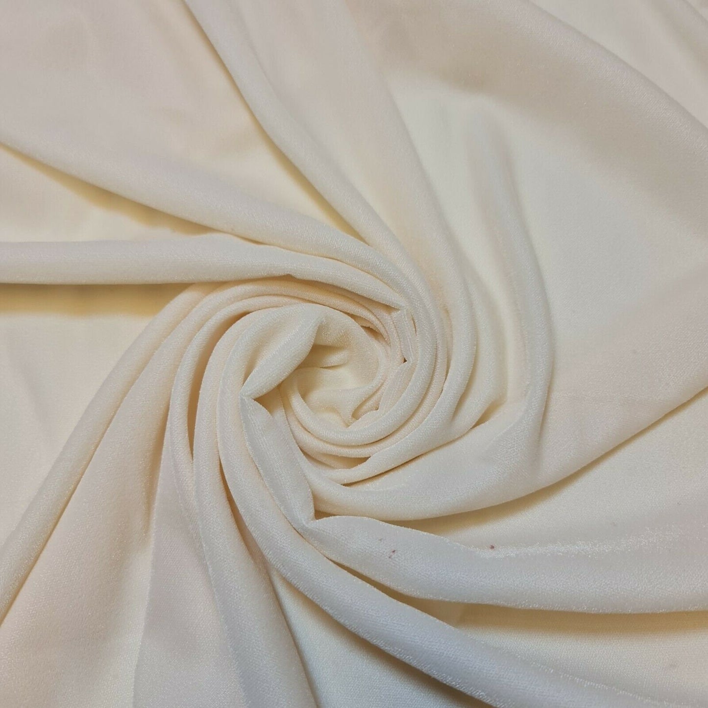 Cream Luxury Micro 9000 Three Crown Triple Velvet Material Dress Craft 44” Fabric By The Meter