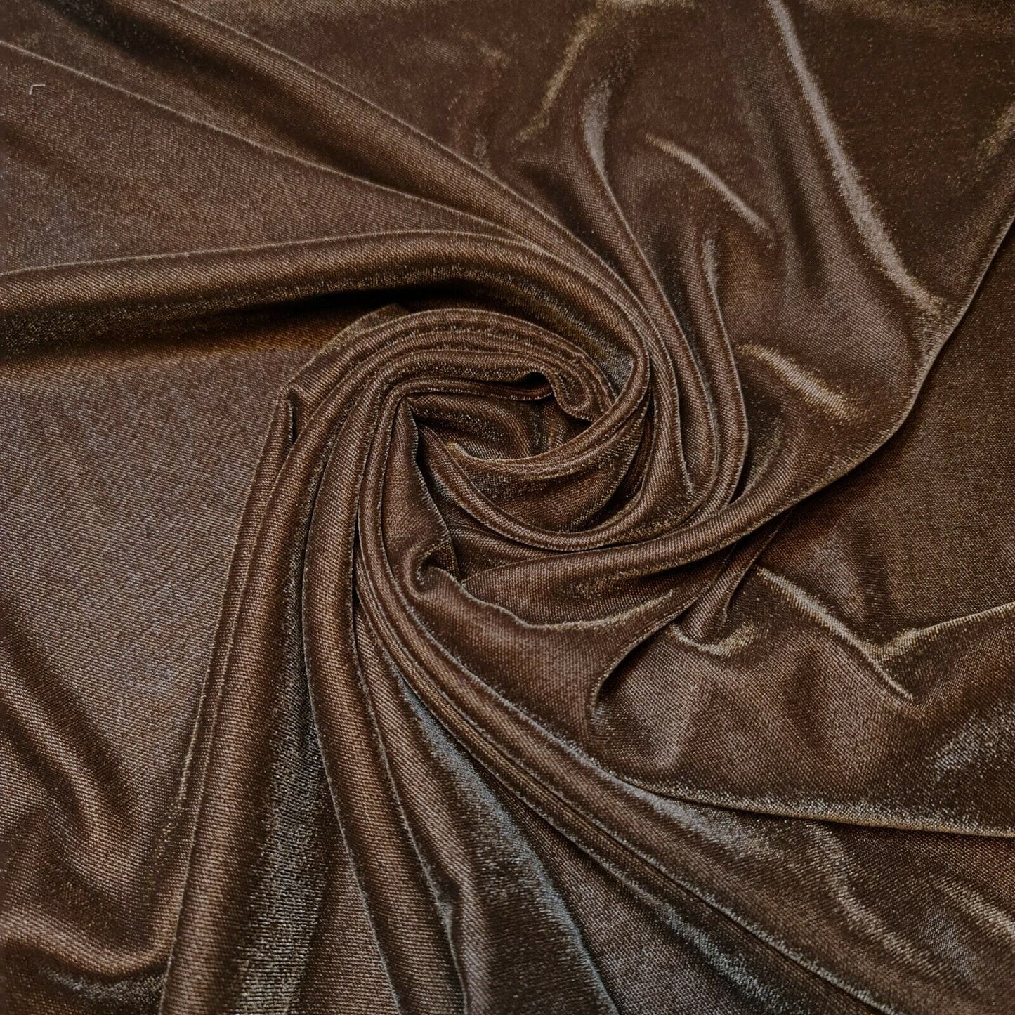 Taupe Luxury Micro 9000 Three Crown Triple Velvet Material Dress Craft 44” Fabric By The Meter