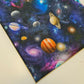 Galaxy Stardust Rainbow Universe Digital bedruckter Stoff aus 100 % Baumwolle, 147,3 cm