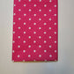 Pea Pin Spot Spotty Dot Print Fabric Polycotton Material By the Meter 44" (Pink)