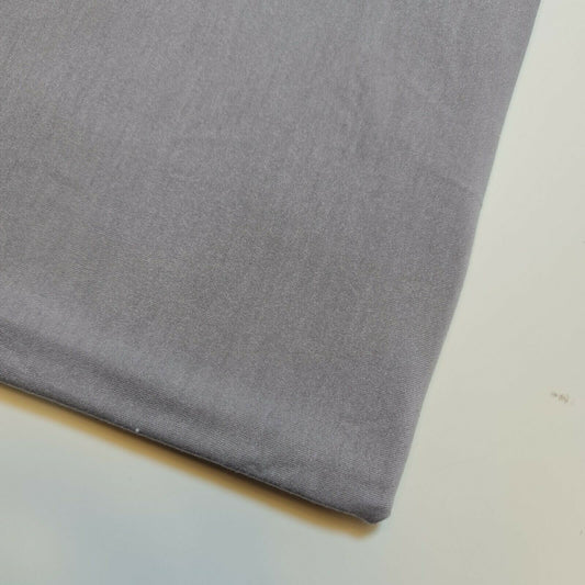 Viskose-Jersey-Stoff, 4-Wege-Stretch, Polyester-Elasthan-Mischgewebe, Kleiderstoff, 58" (Grau)