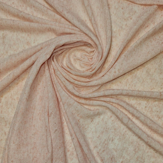 Viscose Jersey Fabric 4Way Stretch Polyester Elastane Blend Dress Material 58" (Pale Pink)