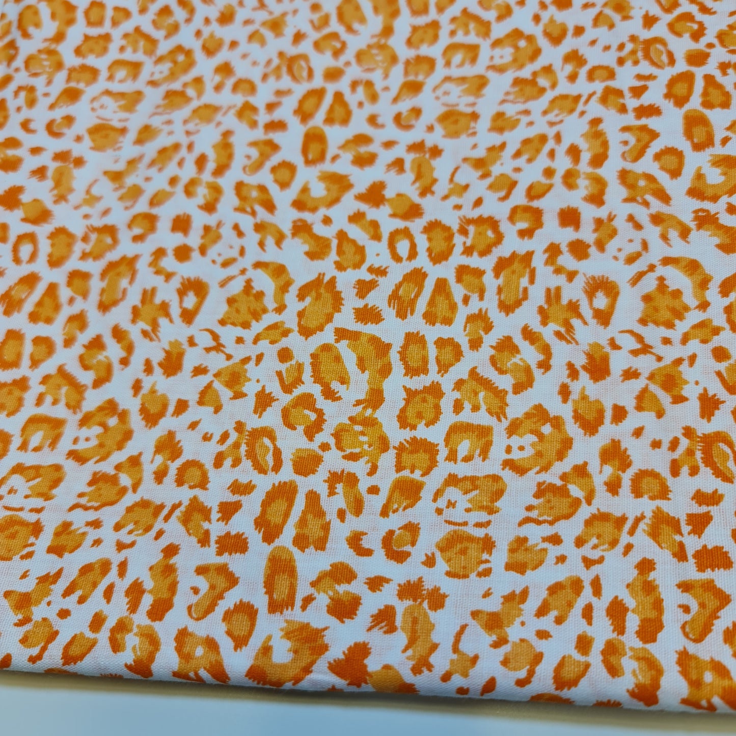 100% Cotton Poplin Leopard Print Soft Dress Craft Material Fabric Meter 44" (Print -9)