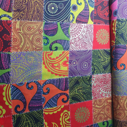 Digital Floral Print Muslin Polyester Soft Dress Drape Craft Fabric 44" By Meter (Design 10)