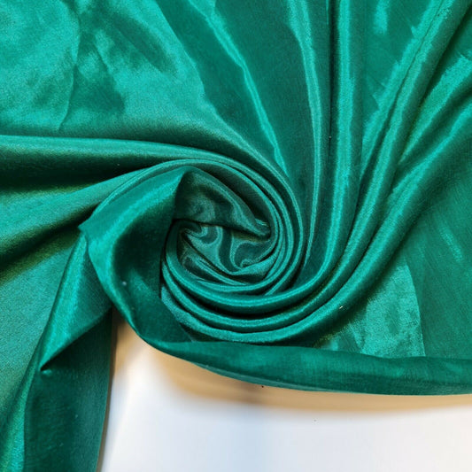 Dress Lining Fabric Anti Static Polyester Dress Jacket Garment Material 44" (Jade)