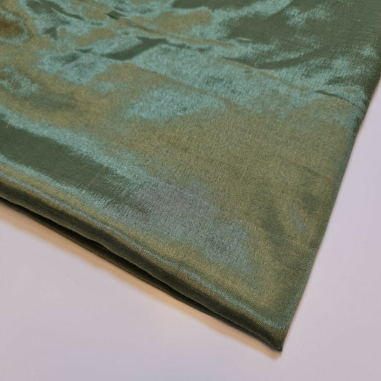 Dress Lining Fabric Anti Static Polyester Dress Jacket Garment Material 44" (Olive)