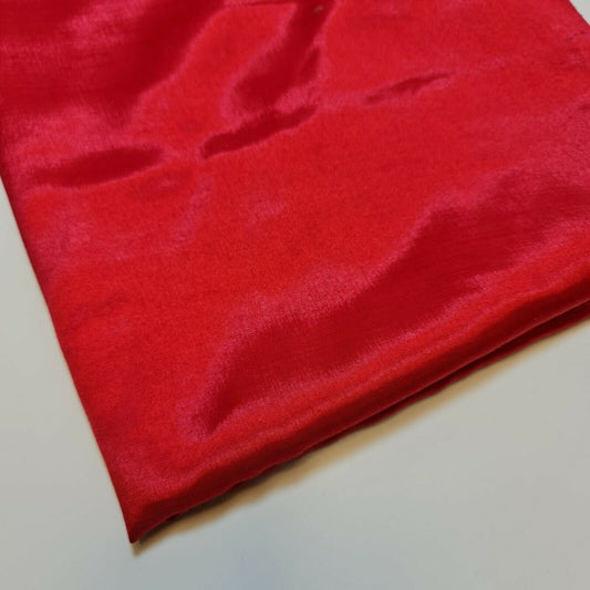Dress Lining Fabric Anti Static Polyester Dress Jacket Garment Material 44" (Red)