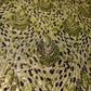 Premium Mesh Net Fabric Sequin Glitter Embroidery Dress Craft Material 150cm (Lime Black)