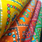 Cotton Indian Ethnic Rajasthani Print Suzani Rangoli Boho Banjara Fabric 44" (Colour - 1)