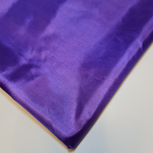 Cadbury Purple Habotai Silky Dress Lining Fabric Anti-Static Material 58" by the Metre