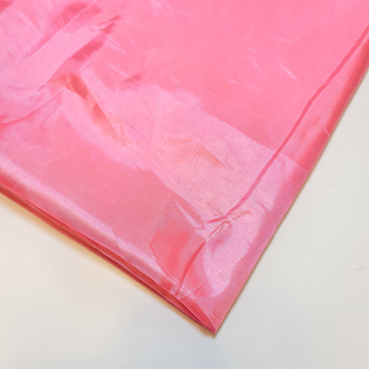 Candy Pink Habotai Polyester Silk Lining Fabric 150cm Wide Soft Lightweight Dress Lining Material by the Metre