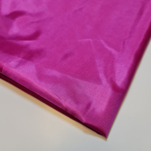 Magenta Habotai Polyester Silk Lining Fabric 150cm Wide Soft Lightweight Dress Lining Material by the Metre