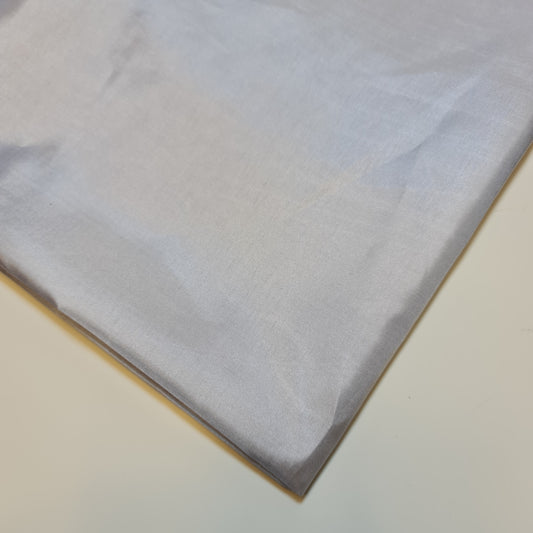 Silver Habotai Silky Dress Lining Fabric Anti-Static Material 58" by the Metre