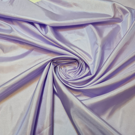 Lilac Habotai Silky Dress Lining Fabric Anti-Static Material 58" by the Metre