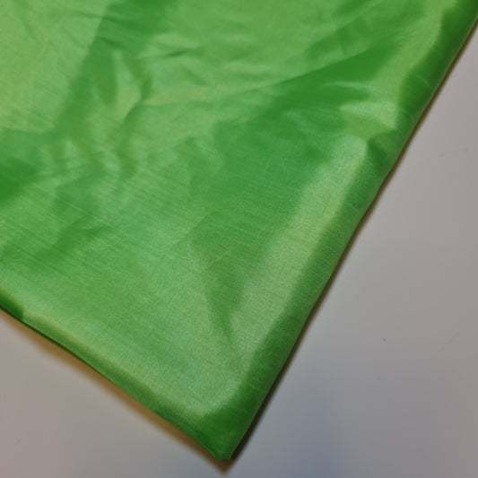 Lime Green Habotai Silky Dress Lining Fabric Anti-Static Material 58" by the Metre