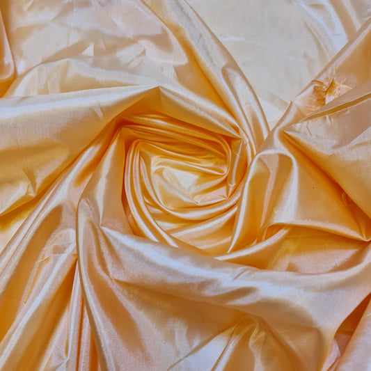 Peach Habotai Silky Dress Lining Fabric Anti-Static Material 58" by the Metre