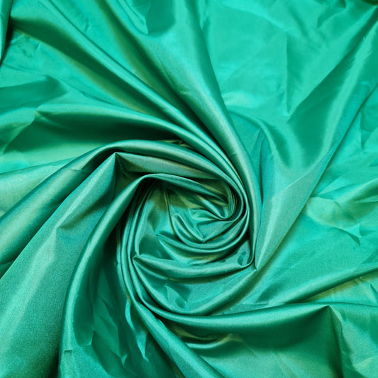 Emerald Green Habotai Silky Dress Lining Fabric Anti-Static Material 58" by the Metre