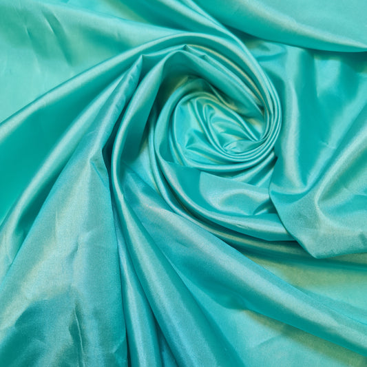 Habotai-Kleiderrock-Jacken-Antistatik-Futter-Dekorstoff, verschiedene Farben, 150 cm STH (Aqua)