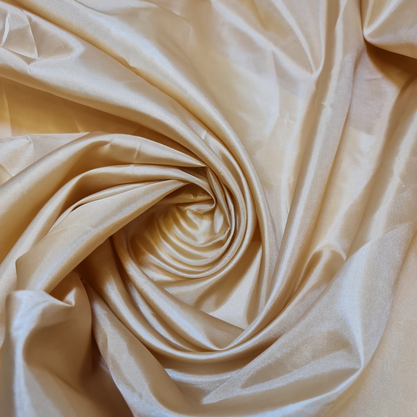 Habotai Dress Skirt Jacket Anti Static Lining Decor Fabric Various Colours 150cm STH (Light Gold)