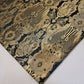 Ornamental Damask Premium Gold Metallic Indian Banarasi Brocade Fabric 44" Meter (BLACK)