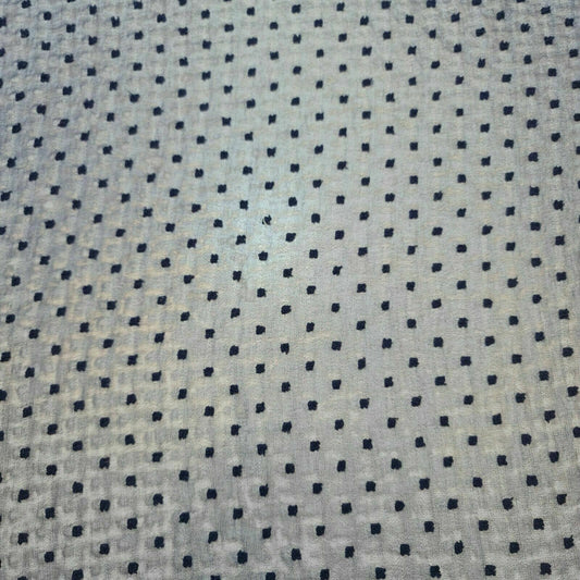 Weicher, schlichter Crêpe-Dobby-Chiffon-Stoff für drapierte Kleider, 147,3 cm, Meterware (Marineblau)