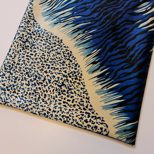 Animal Velvet Print Cheetah Leopard Tiger Design Quality Upholstery Craft Fabric