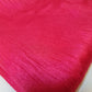 Plain Poly Faux Dupion Raw Silk Satin Finish Dress Craft Patchwork Fabric 44" (Cerise)