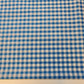 Polycotton Fabric 1/4" Gingham Check Material Dress Craft Uniform Checked 112cm (Kingfisher)