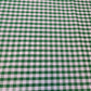 Polycotton-Stoff, 1/4 Zoll, Gingham-Karostoff, für Kleider, Bastelarbeiten, Uniformen, kariert, 112 cm (Smaragdgrün)