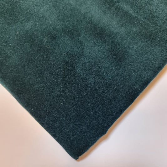 Bottle Green 100% Cotton Velvet Fabric – 44” Wide – Costume, Dress, Craft & Upholstery Material (By the Meter)