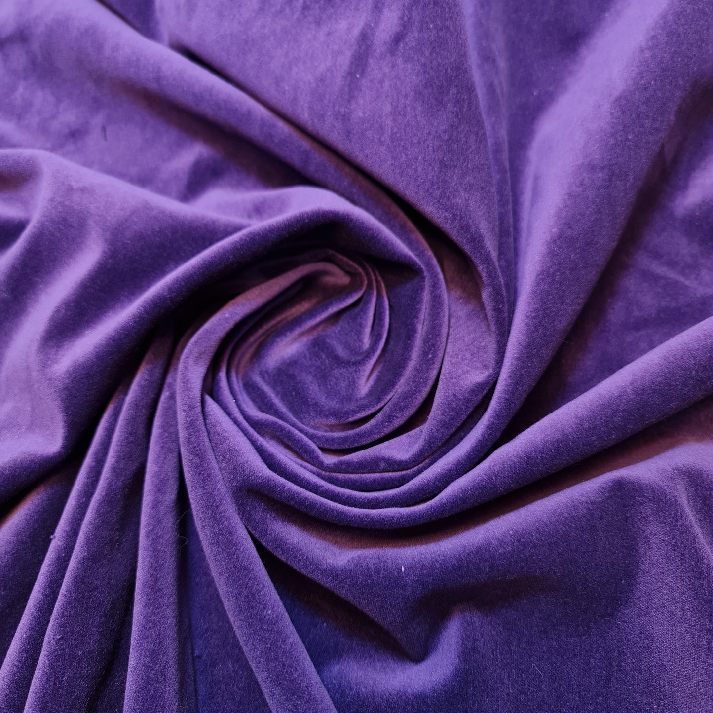 100% Cotton Velvet Fabric Costume Dress Craft Upholstery Material 44" (Purple)