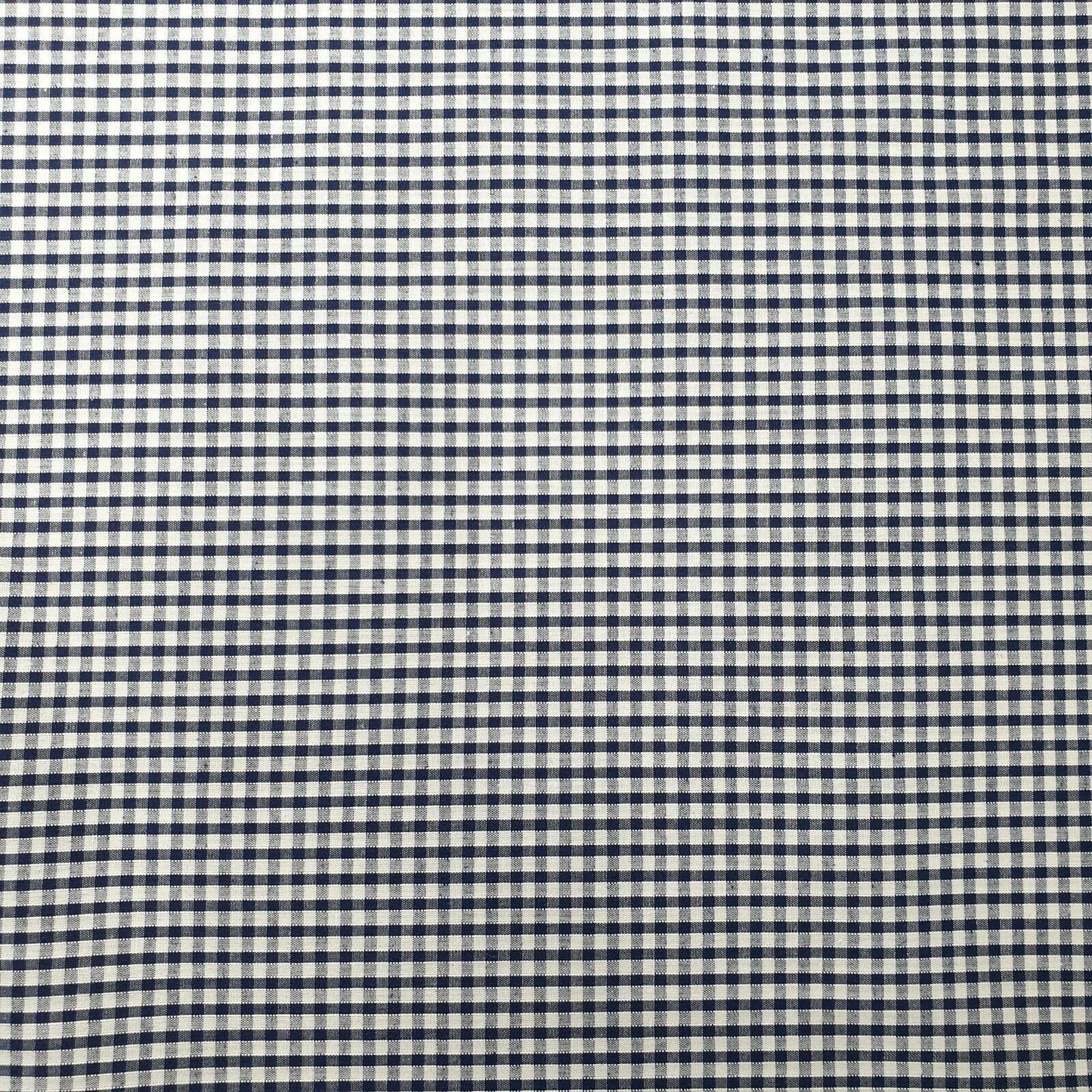 Gingham-Stoff aus Polycotton, 1/8 Zoll, kariert, zum Nähen, Schneidern, Vorhänge, 112 cm, 44 Zoll breit (Marineblau)