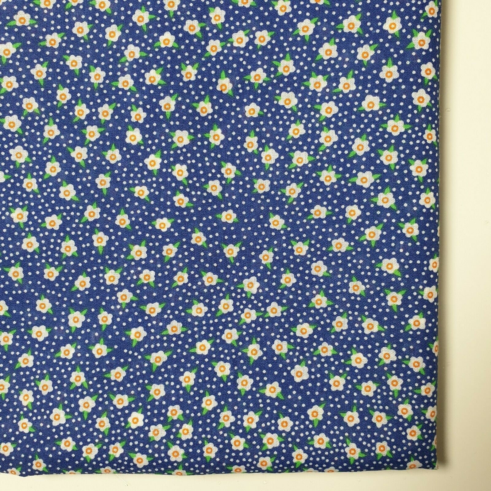 NEW Floral Ditsy Prints Polycotton Blue Craft Dress Fabric by The Metr – I  Need Fabrics