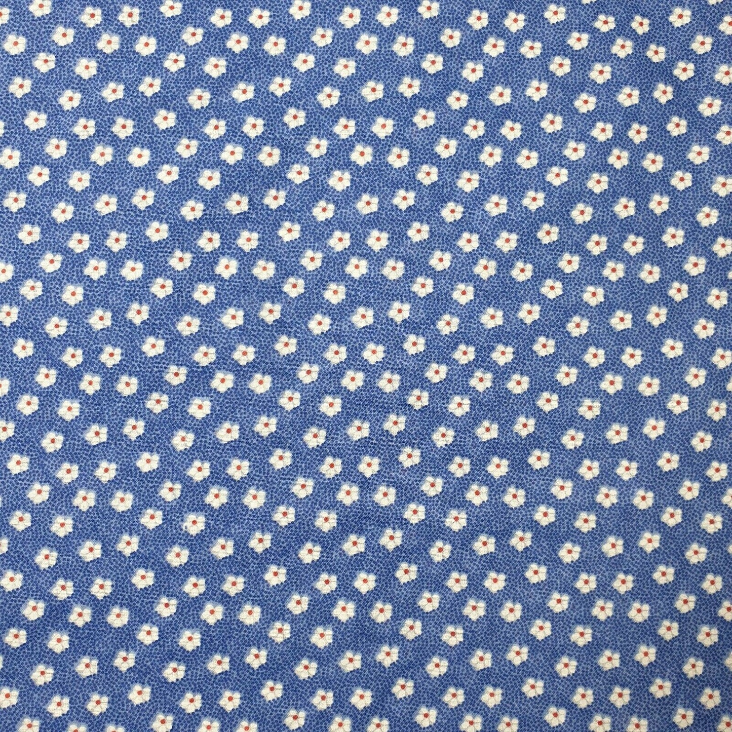 NEW Floral Ditsy Prints Polycotton Blue Craft Dress Fabric by The Metre 44" (Design 2)