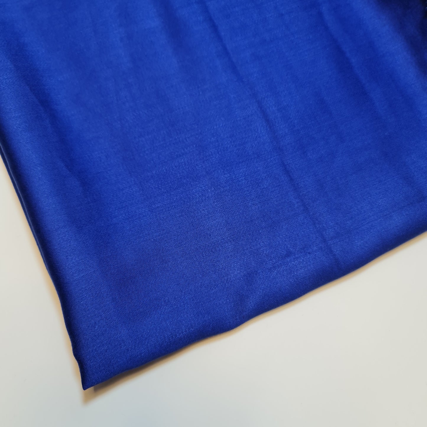 Poly Viscose/Cotton Plain Fabric Non Stretch Dress Craft Material 58" Meter (Royal)