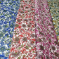 Floral Silk Satin Printed Dress Drape Fabric Material 58" By The Meter d#2 (Colour 1)