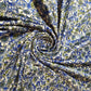 Floral Silk Satin Printed Dress Drape Fabric Material 58" By The Meter d#2 (Colour 4)