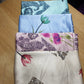 Floral Silk Satin Printed Dress Drape Fabric Material 58" By The Meter d#4 (Colour 4)