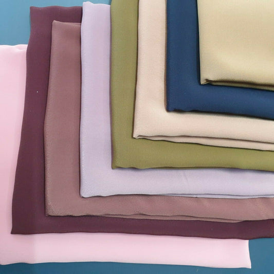 Koshibo-Krepp, 100 % Polyester, weicher Kleider-/Futterstoff, 111,8 cm, Meterware, ST (Pulm)