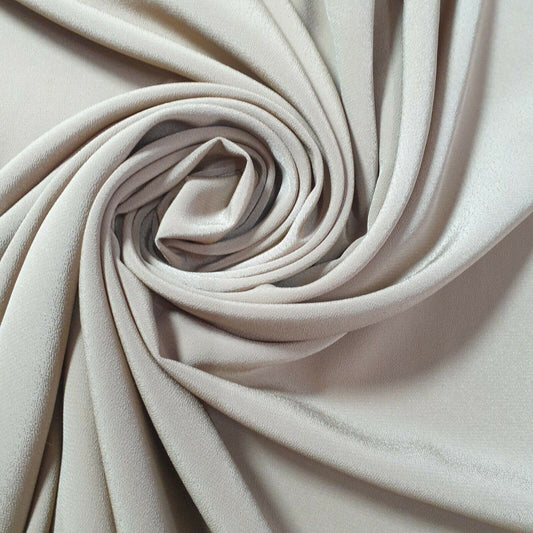 Koshibo Crepe, 100 % Polyester, weicher Kleider-Futterstoff, 111,8 cm, Meterware, ST (Lachs)