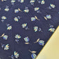 Soft Blue Crepe Spring Floral Print Dress Craft Fabric 58" By The Meter