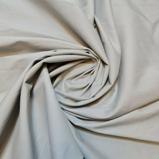 Polycotton Stofffolie, helles Entenei, Kleid, Bastelmaterial, Meterware, 58"AJ