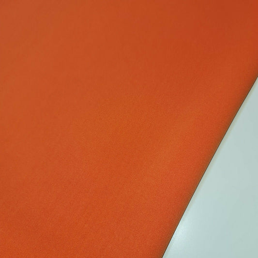 Scuba Crepe Fabric 4 way Stretch Elastane Jersey Spandex Dress Material 58" wide (Tangerine)