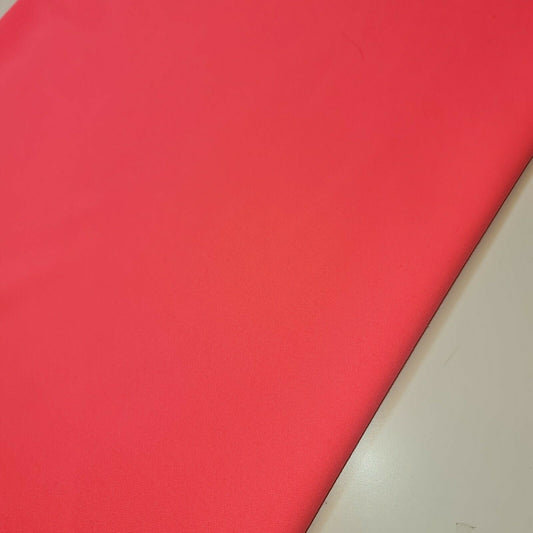 Scuba-Crêpe-Stoff, 4-Wege-Stretch, Elastan-Jersey, Spandex, Kleidermaterial, 58" breit (Neonpink)