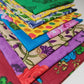 8 Stück 100 % Baumwolle Blumenstoff verschiedene vorgeschnittene 50 x 50 cm Fat Quarter Craft Quilting Patchwork Bundle