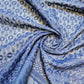 New Cotton Lawn Soft Broderie Anglaise Embroidery Border Dress Craft Fabric 50"J (Navy Blue)