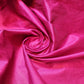 Plain Dyed Slub Shot Faux Dupion Raw Silk 100% Polyester Fabric Craft By Meter (Cerise Pink)