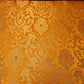 Luxurious Floral Gold Metallic Indian Banarasi Brocade Fabric 44" By The Meter (MUSTARD)